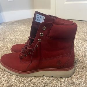 Burgundy Women’s Timberland Boots
